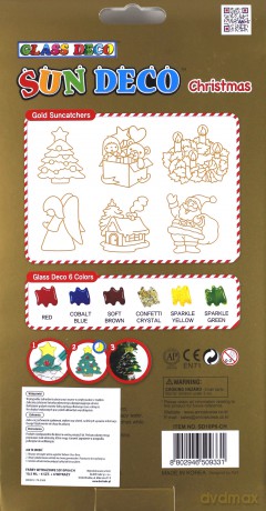 Farby witrażowe 6 kolorów + witraże christmas