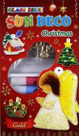 Farby witrażowe 6 kolorów + witraże christmas