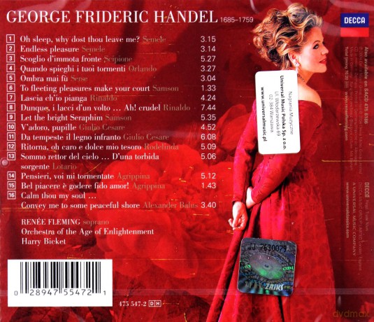 Fleming Renee: Handel [CD]