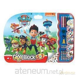 Giga Block - Zestaw dla artysty 5 w 1 - Psi Patrol