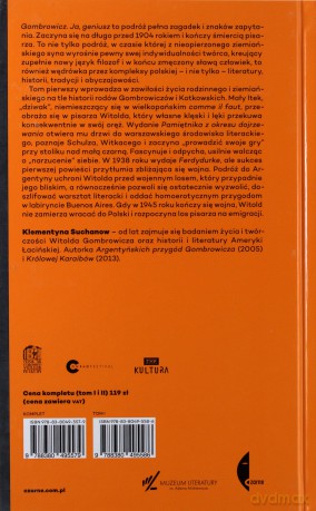 Gombrowicz. Ja, geniusz - Klementyna Suchanow [KSIĄŻKA]