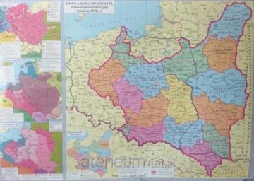 Historia Polski. Szkolna mapa ścienna dwustronna