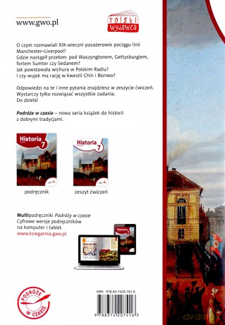 Historia szkoła podstawowa 7 Podróże w czasie ćwiczenie [KSIĄŻKA]