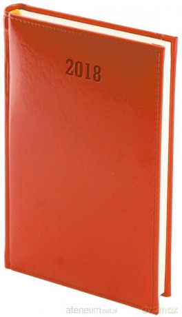 Kalendarz 2018 A5 Dzienny Nebraska Czerwony [KALENDARZ]