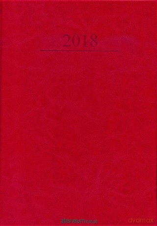 Kalendarz 2018 A5/320 Agenda Czerwony [KALENDARZ]