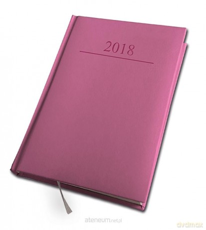 Kalendarz 2018 A5/320 Agenda Malinowy [KALENDARZ]