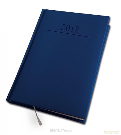 Kalendarz 2018 A5/320 Agenda Niebieski [KALENDARZ]