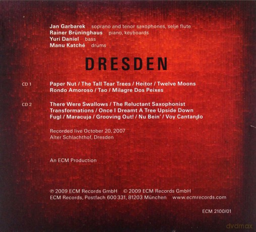 Jan Garbarek  Group: Dresden [2CD]