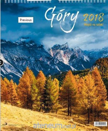 Kalendarz 2018 Ścienny - Góry [KALENDARZ]