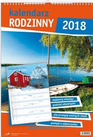 Kalendarz 2018 Ścienny - Kalendarz rodzinny [KALENDARZ]