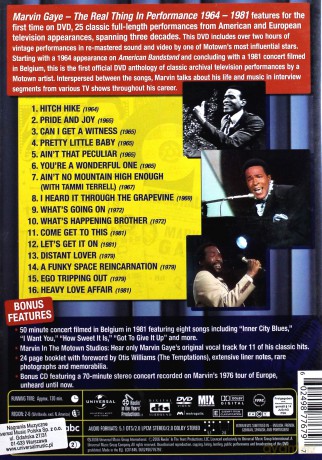 Marvin Gaye: Real Thing In Performance 1964 - 1981 [DVD]