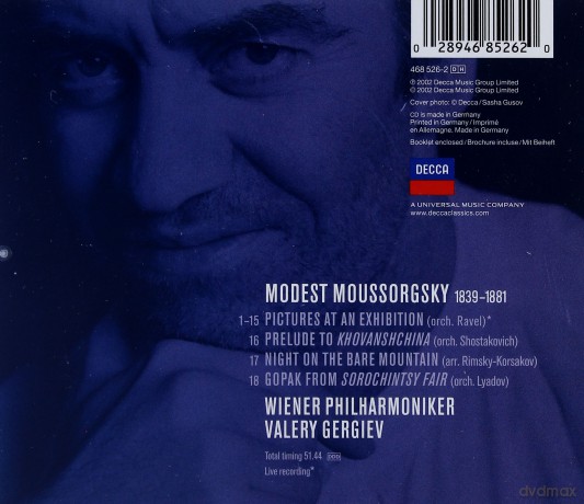 Gergiev: Moussorgsky Pictures At Exhibition [CD]