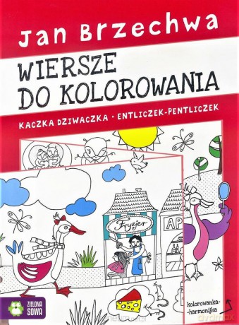 Kolorowanka - harmonijka. Jan Brzechwa [KSIĄŻKA]