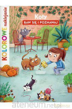 Kolorowe naklejanie. Koty. Baw się i poznawaj [KSIĄŻKA]