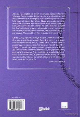 Koniec i początek (edycja specjalna) - Wisława Szymborska [KSIĄŻKA]