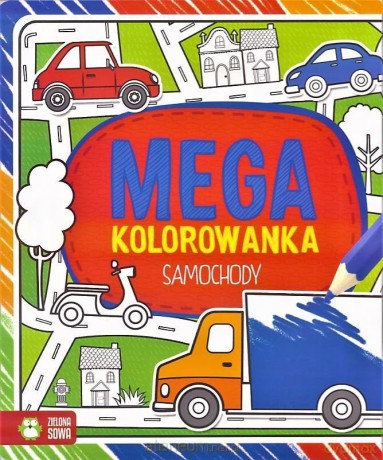 Megakolorowanka. Samochody [KSIĄŻKA]