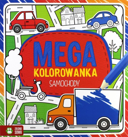 Megakolorowanka. Samochody [KSIĄŻKA]
