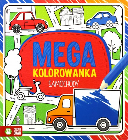 Megakolorowanka. Samochody [KSIĄŻKA]