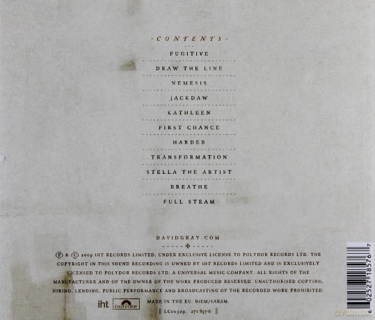 David Gray: Draw The Line (Polska Cena!!) [CD]