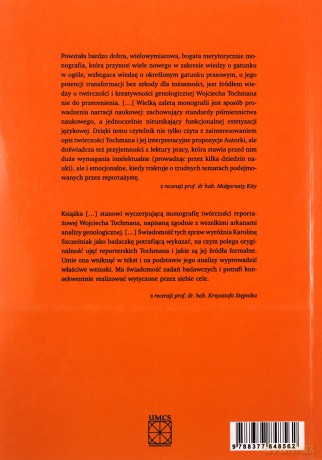 Między reportażem a literaturą. Twórczość Tochmana - Karolina Szcześniak [KSIĄŻKA]