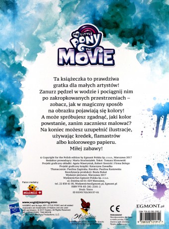 My Little Pony The Movie. Wodne kolorowanie [KSIĄŻKA]