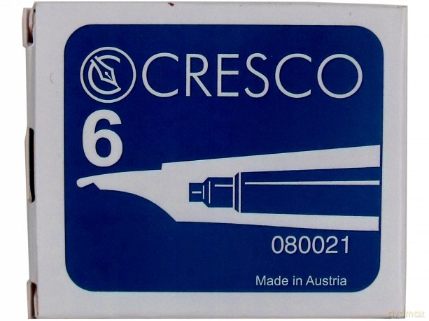 Naboje do piór niebieskie 6 sztuk