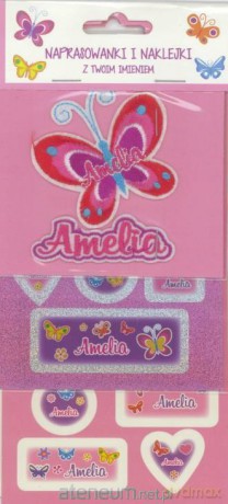 Naprasowanki i naklejki imienne - Amelia
