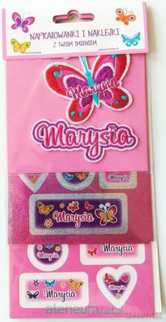 Naprasowanki i naklejki imienne - Marysia