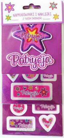 Naprasowanki i naklejki imienne - Patrycja