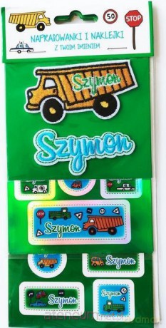 Naprasowanki i naklejki imienne - Szymon