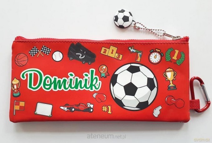 Piórnik imienny szkolny - Dominik