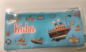 Piórnik imienny szkolny - Kuba