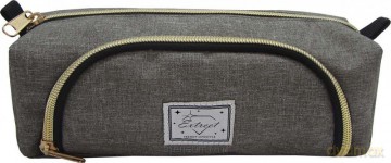 Piórnik owalny pocket Brown