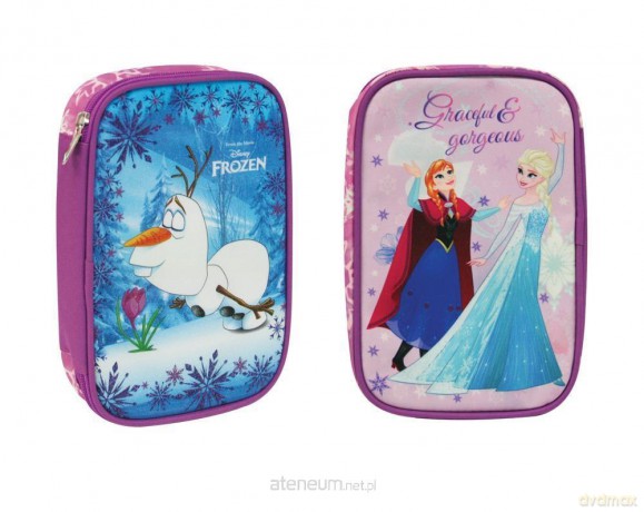 Piórnik suwak multi z wyposażeniem Frozen