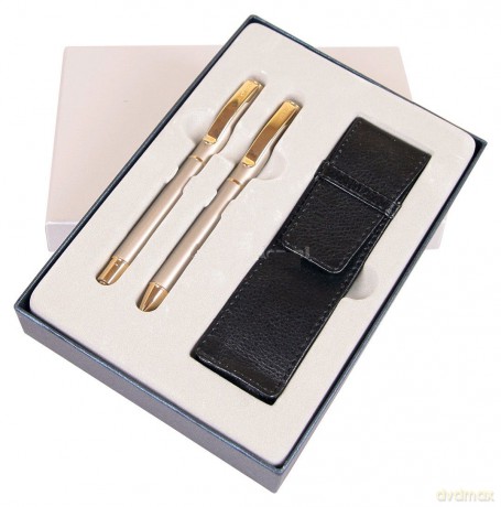Pióro + Długopis Exclusive S w etui mix