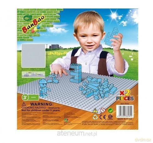 Płytka konstrukcyjna Szara [KLOCKI]