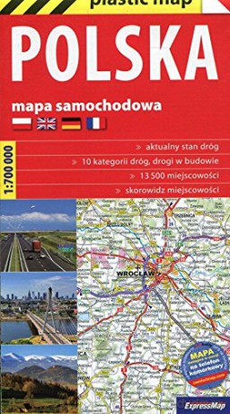 Polska. Mapa ścienna 1:700 000