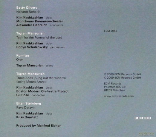 Kashkashian Kim: Neharot [CD]