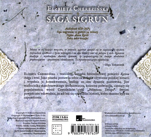 Saga Sigrun - Elżbieta Cherezińska [AUDIOBOOK]