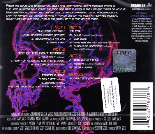 Kid Cudi: Man On The Moon: The End Of Day [CD]