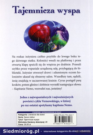 Tajemnicza wyspa - Juliusz Verne [KSIĄŻKA]