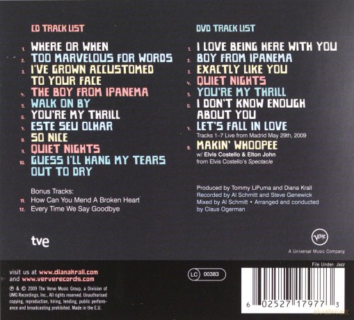 Diana Krall: Quiet Nights (digipack) [CD]+[DVD]