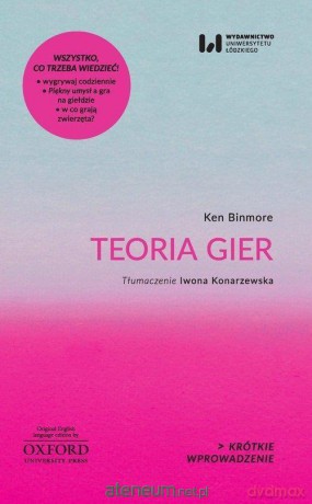 Teoria gier - Ken Binmore [KSIĄŻKA]