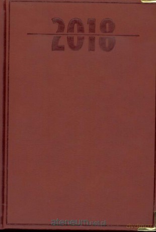 Terminarz 2018 - A5 Lux Złocony - brązowy [KALENDARZ]