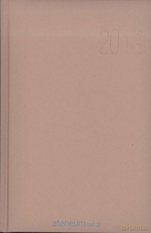Terminarz 2018 - B6 Print - różowy [KALENDARZ]
