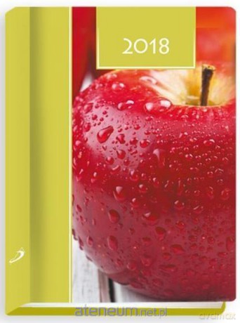 Terminarz 2018 - B7 Kolorowy - jabłko [KALENDARZ]