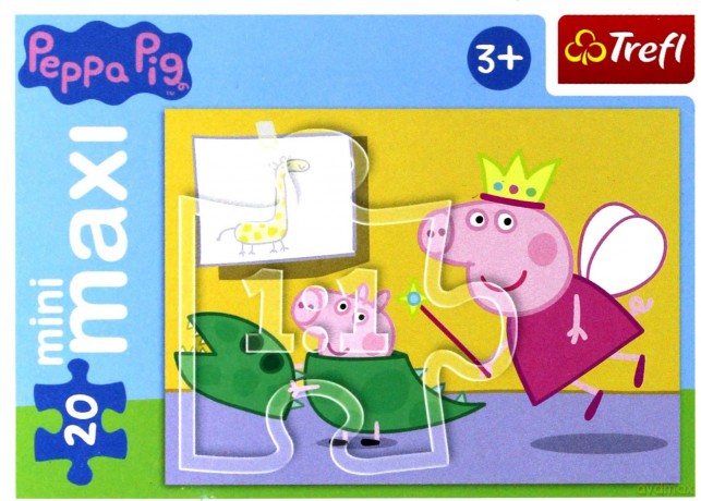 TREFL 20 el. miniMaxi - Zabawy Świnki Peppy 1 [PUZZLE]