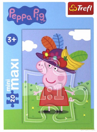 TREFL 20 el. miniMaxi - Zabawy Świnki Peppy 4 [PUZZLE]