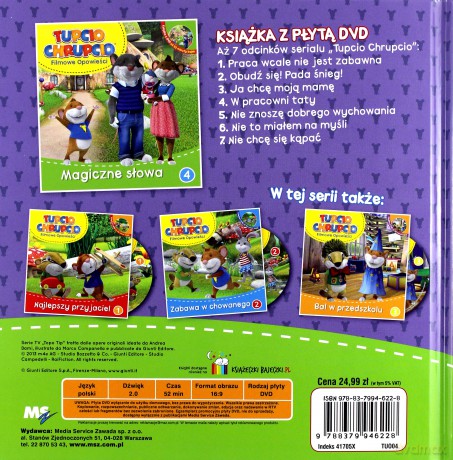 Tupcio Chrupcio 4 Magiczne słowa [KSIĄŻKA]+[DVD]