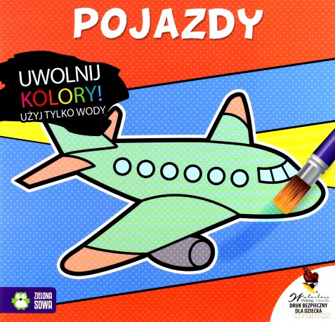 Uwolnij kolory - Pojazdy [KSIĄŻKA]